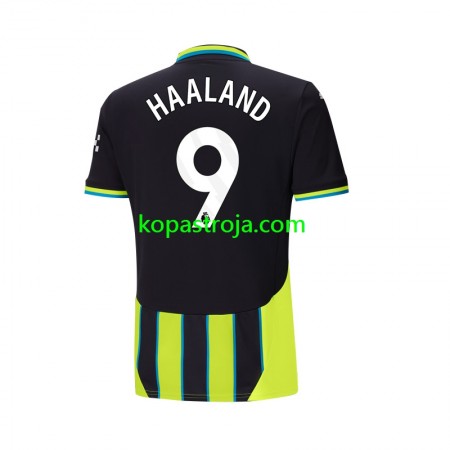 Billiga Fotbollströjor Manchester City Haaland 9 Borta tröja 2024/25 Kortärmad